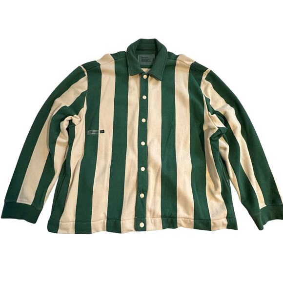 NWOT Students Remington Stripes Jacket Green B&T 2XL - Picture 2 of 8